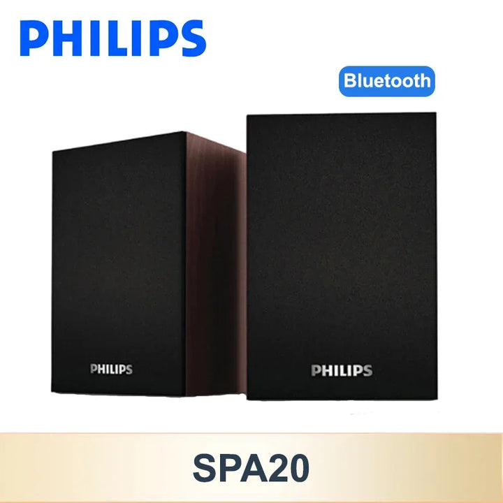 Philips SPA20 Speaker Bluetooth with 360 degree Surround Sound Bluetooth Wireless Stereo for Computer Macbook Laptop