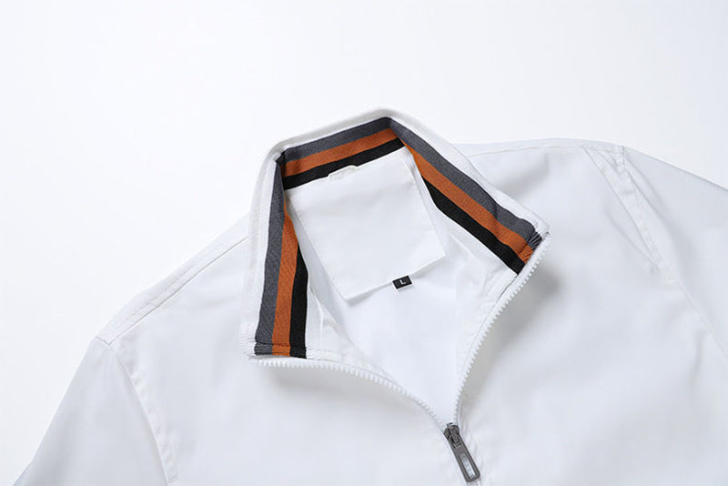 Men's Stand Collar Jacket – Waterproof Windbreaker