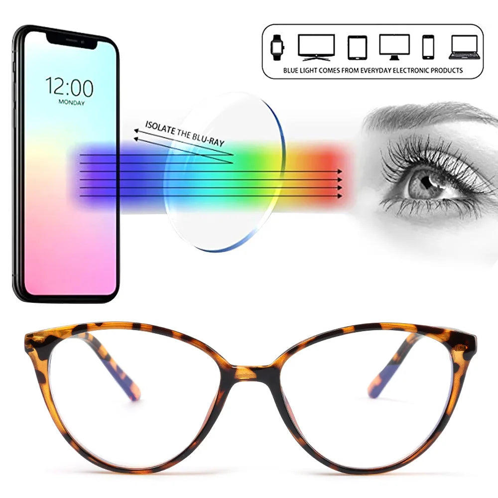 New Anti Blue Light Glasses Computer Goggles Fashion Clear PC Frame Eyeglasses Blue Rays Blocking Eyewear Vision Care Glasses