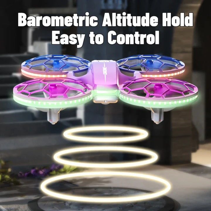 Jjrc H127 Mini Drone Rc New Ufo Rotary Flying Remote Control Resistant Racing Drones with Colorful Led Drone Light Toys Gifts