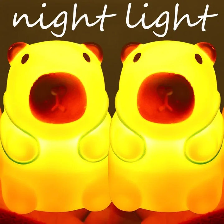 Capybara Night Light – Fun Animal Lamp for Kids