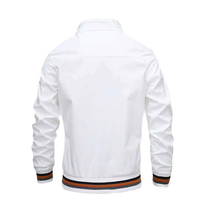 Men's Stand Collar Jacket – Waterproof Windbreaker