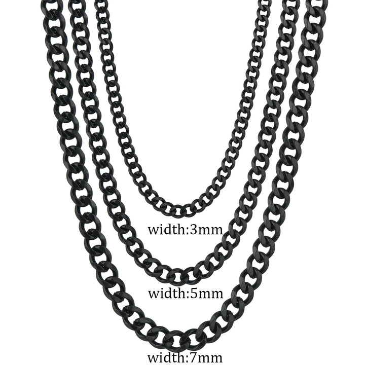 Cuban Link Chain – Punk Jewelry Necklace