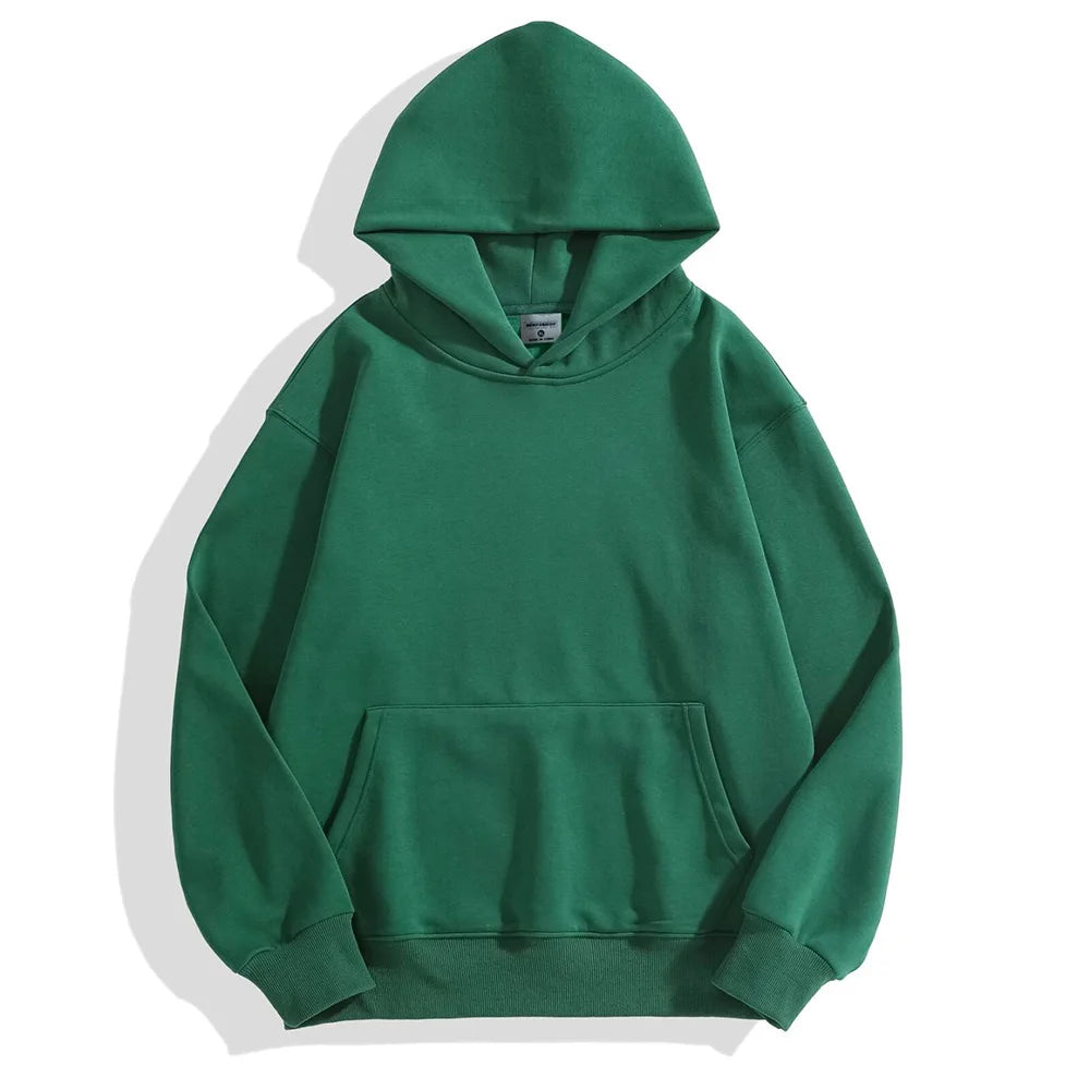 16.9oz Heavy Cotton Velvet Hoodie – Thick Fleece Pullover