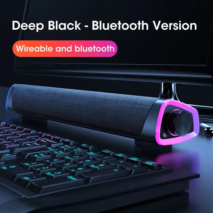 4D Computer Speaker Bar – Bluetooth Subwoofer