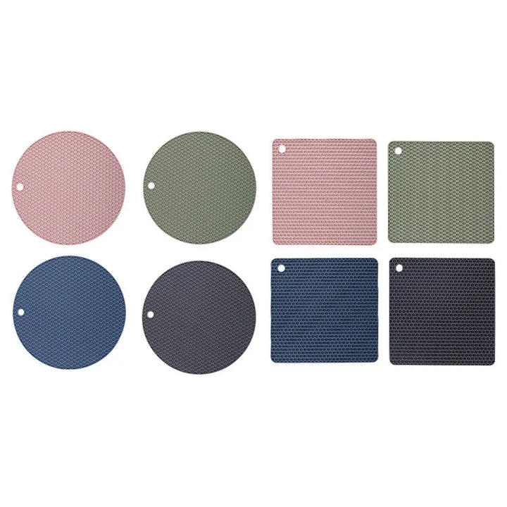 Heat Resistant Silicone Mats – Coasters & Pot Holders