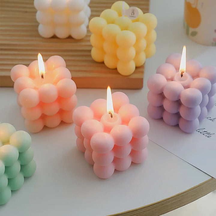 Bubble Cube Aromatherapy Candle