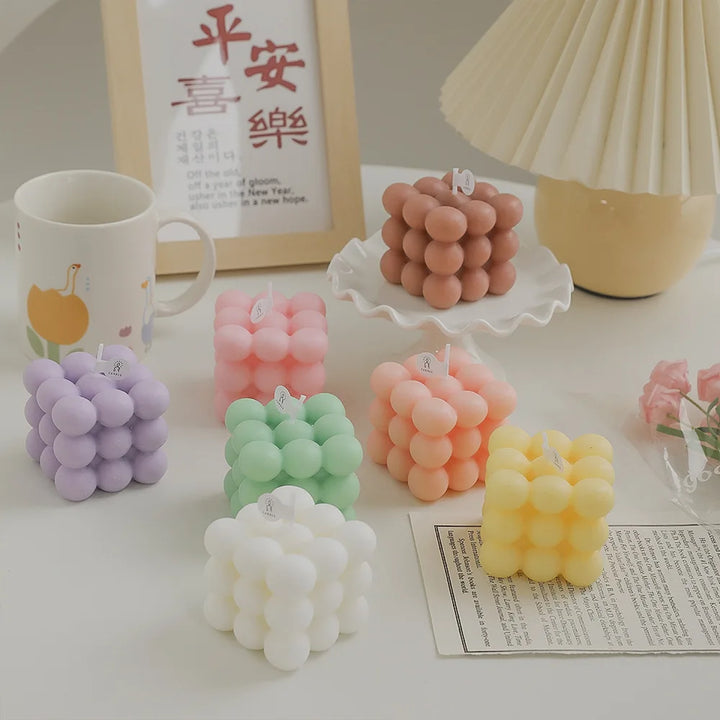 Bubble Cube Aromatherapy Candle