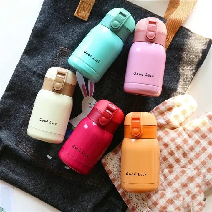 Mini Thermos Cup 200ml/360ml Pocket Cup Stainless Steel Thermal Coffee Mug Vacuum Flask Insulated Hot Water Bottle Kids Gift