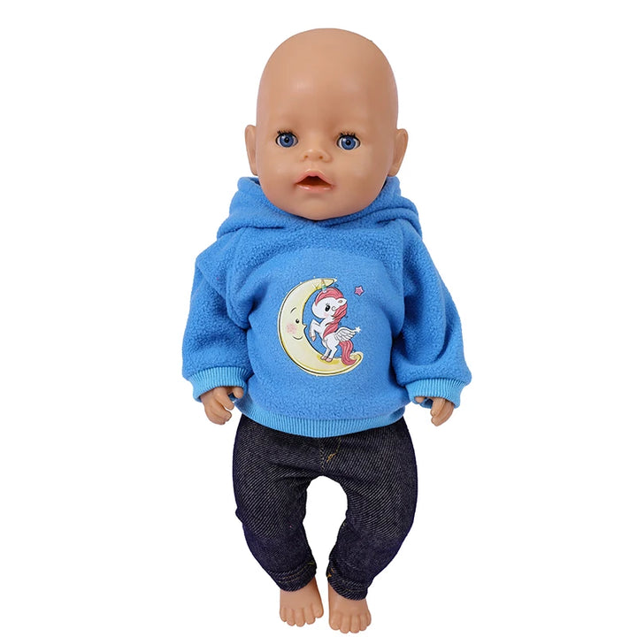 Doll Outfits – 43 cm Baby Born Clothes