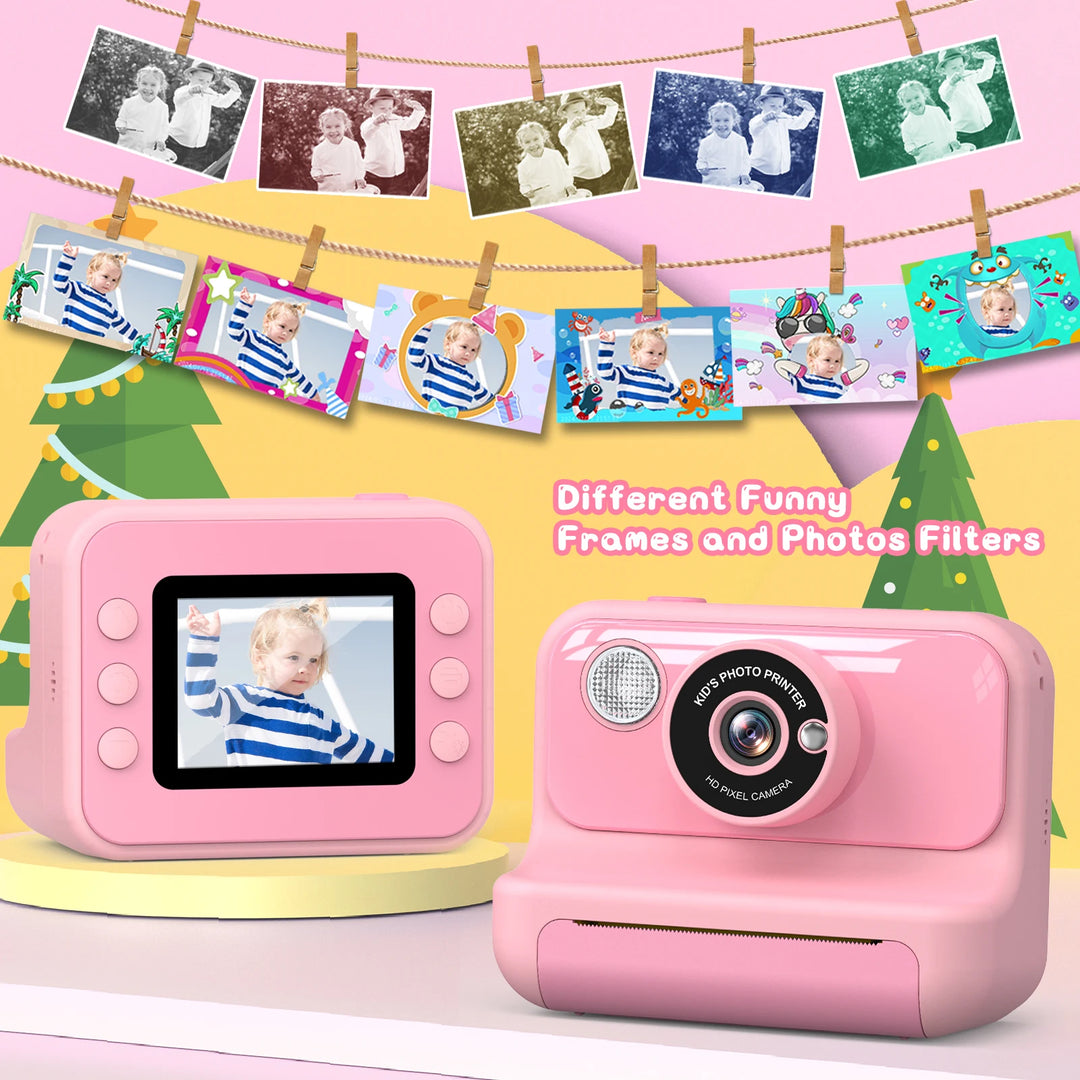 Gofunly Kids Instant Print Camera – 1080P HD Thermal Printing