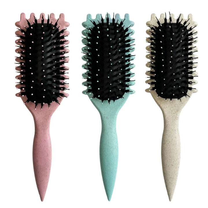 Women's Hair Comb Hollow Shaped Curly Hair Comb Multi Functional Scalp Massage And Anti-static Fluffy Hair Brush Hairstyle Tools