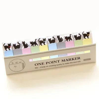 Cartoon Animal Mini Sticky Notes Set