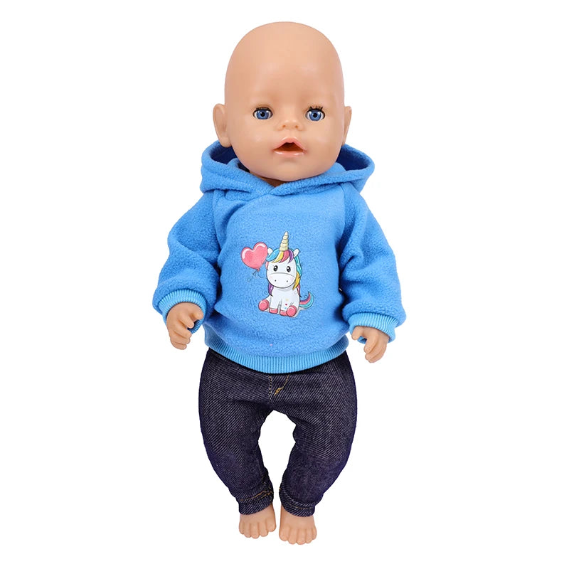 Doll Outfits – 43 cm Baby Born Clothes