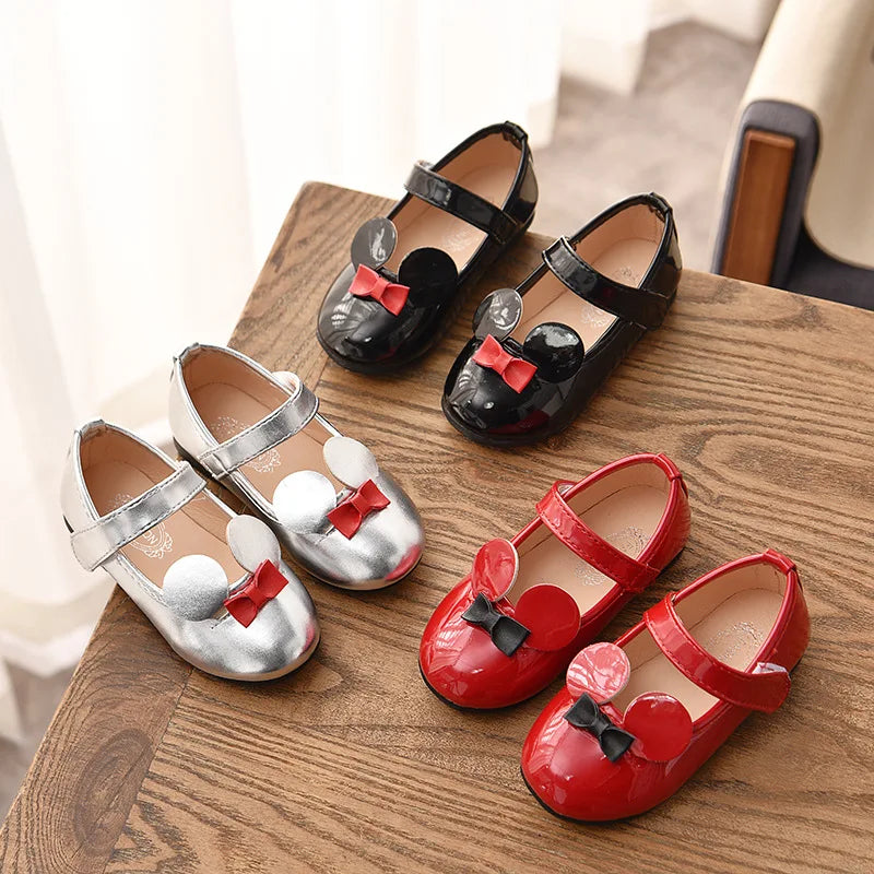 Baby Girl Flats – PU Patent Leather