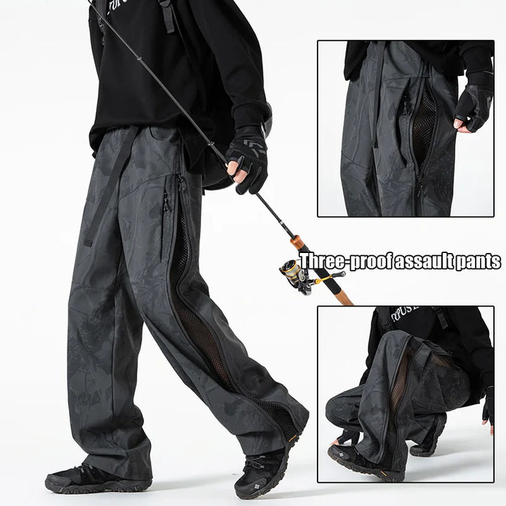 Windproof Cargo Pants – Outdoor Hiking Trousers