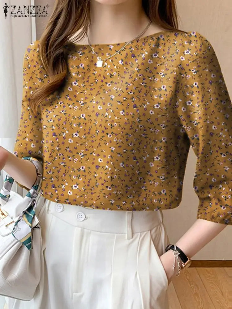 Bohemian Floral Party Blouse