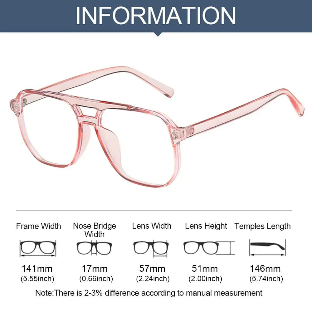 Fashion Anti-Blue Light Glasses – Retro Square Eyewear