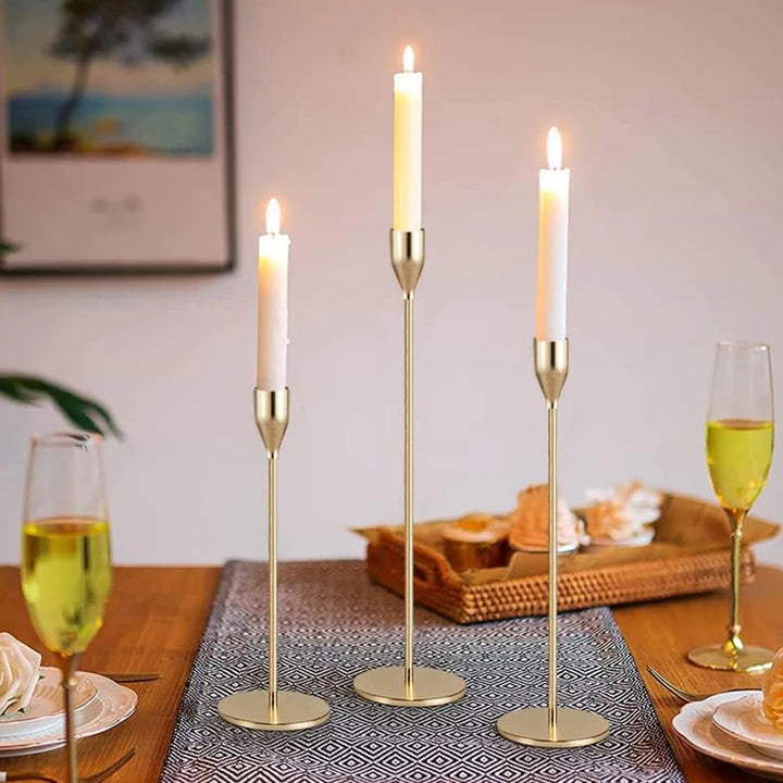 European Metal Candle Holders – Wedding Decor