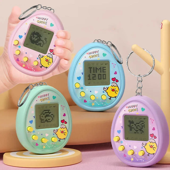 Virtual Tamagotchi Keychain – Nostalgic Digital Pet Toy