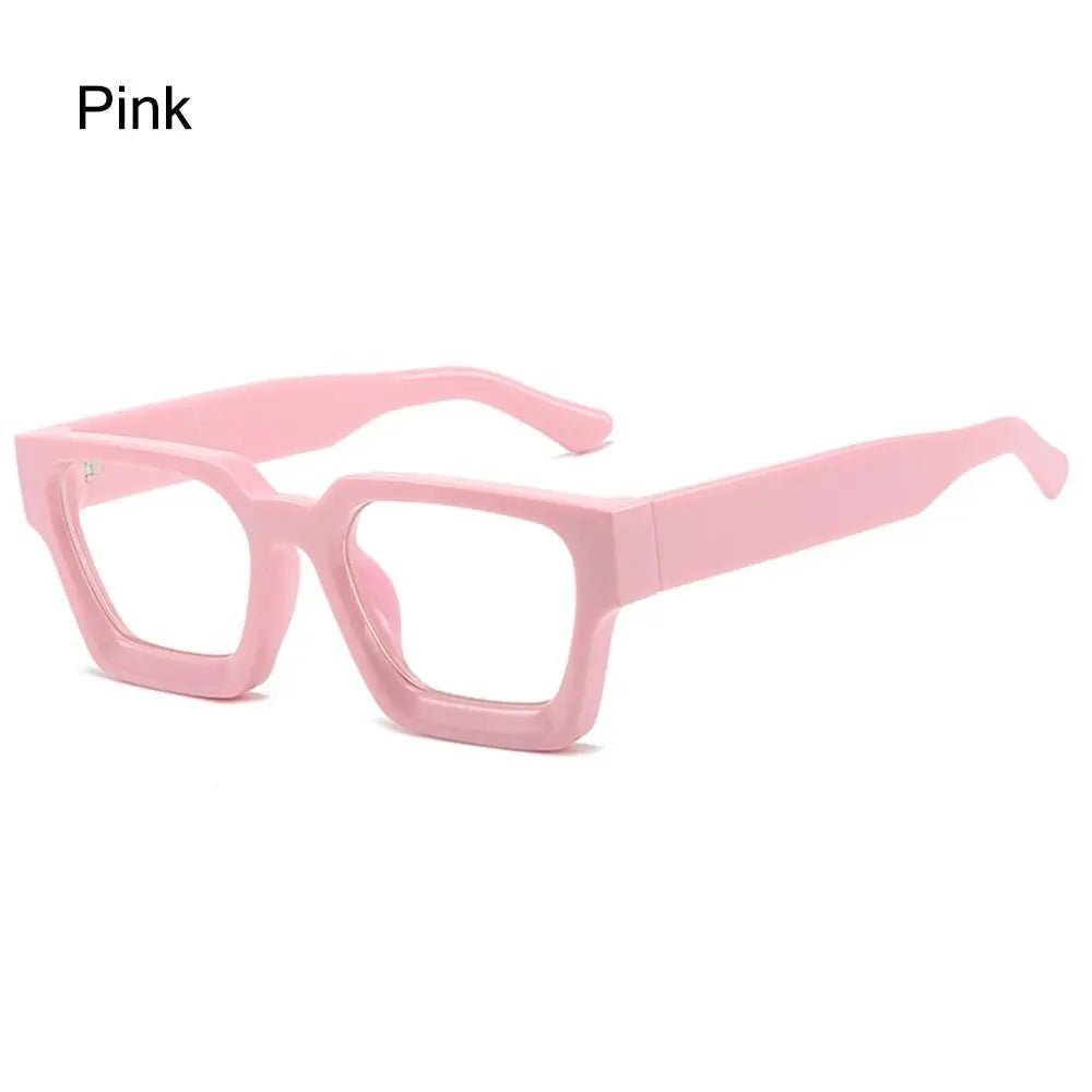 Big Square Anti Blue Light Glasses Women's Glasses New Trend Computer Goggles Glasses Transparent Optical Spectacle Eyeglasses