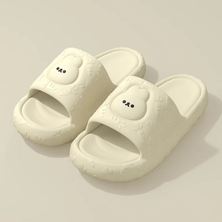 Cool slippers for women, new summer indoor home, bathroom, bath, quiet, external wear, non slip couple slippers for men