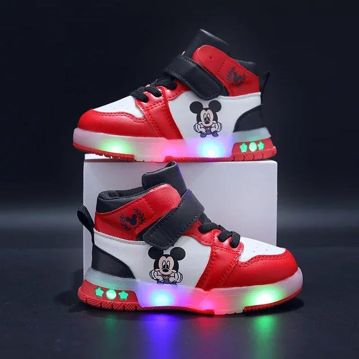 Disney LED Light Shoes – Mickey Mouse Kids' Sneakers