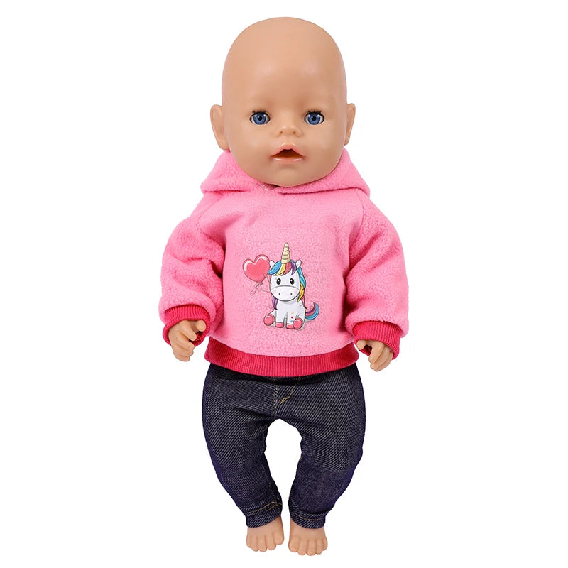 Doll Outfits – 43 cm Baby Born Clothes