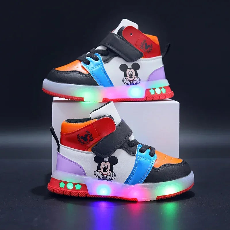 Disney LED Light Shoes – Mickey Mouse Kids' Sneakers