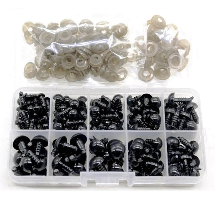 100pcs 10mm Plush Safety Eyes - DIY Toys & Amigurumi