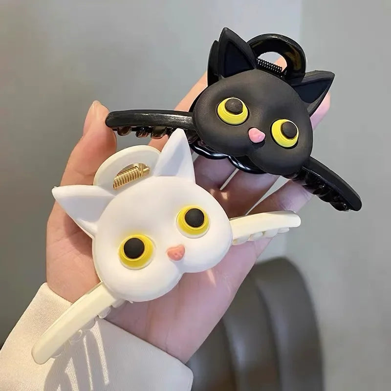 Cartoon Cat Shark Clip - Fashionable Minimalist Hair Accessory