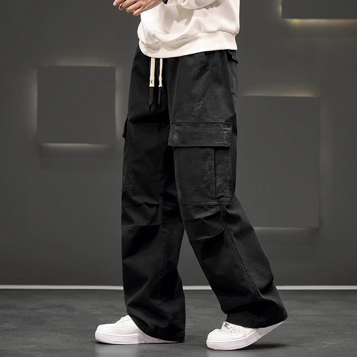 Wide Leg Cargo Pants – Men's Casual Trousers