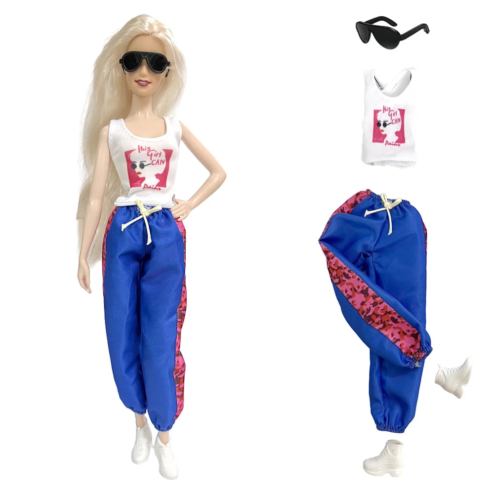 Fashion Skirt Set for 1/6 Doll – Casual Dollhouse Outfit