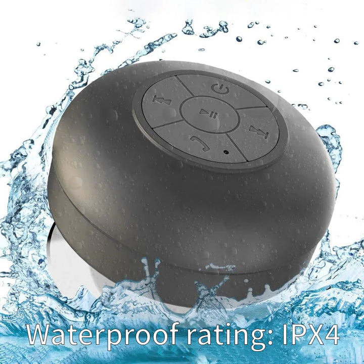 Portable Wireless Bluetooth Speaker IPX4 Waterproof Outdoor Sports Bathroom Large Suction Cup Mini Stereo Sound Box