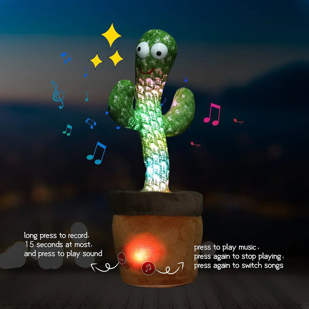 Dancing Talking Cactus Toy – Interactive Plush Gift