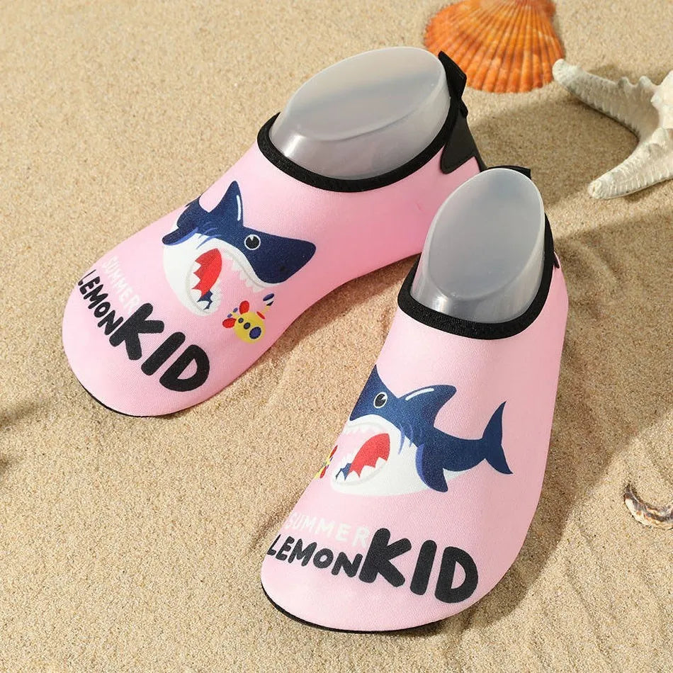 Children Beach Shoes Baby Soft Floor Indoor Slipper Snorkeling Swim Socks Boys And Girls Anti-Slip Home Barefoot Kids Slippers