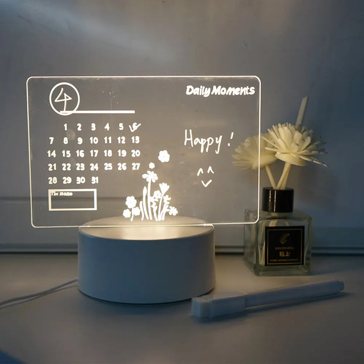 LED Note Board Night Lamp