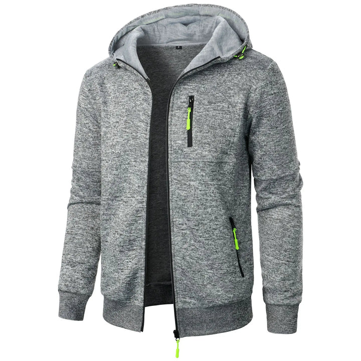 New Men's Sports Fitness Casual Sweatshirt Cardigan Hooded Jackets Cardigan Hooded Sweatshirts Baseball Jacket