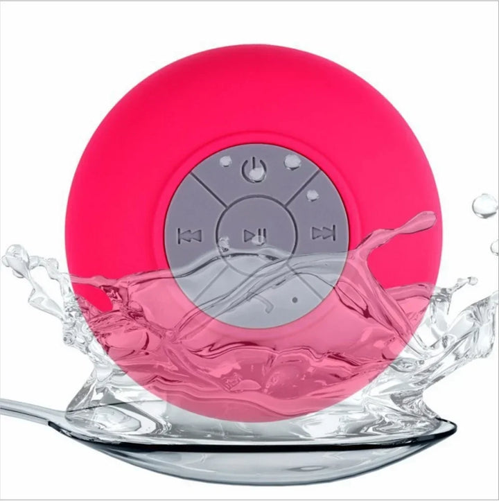 Mini Portable Bluetooth Speaker  Powerful Suction-Cup  Built-in Microphone Bluetooth Speaker for  Phone Shower Gift