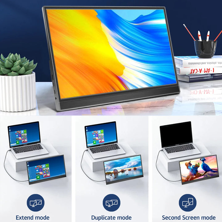 Touchscreen Portable Monitor – HD LED Display