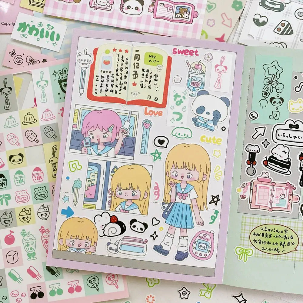 Kawaii Animal Deco Sticker Sheet