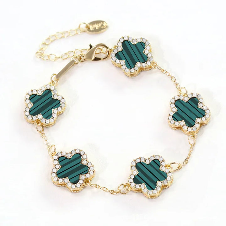 Five Leaf Flower Bracelet