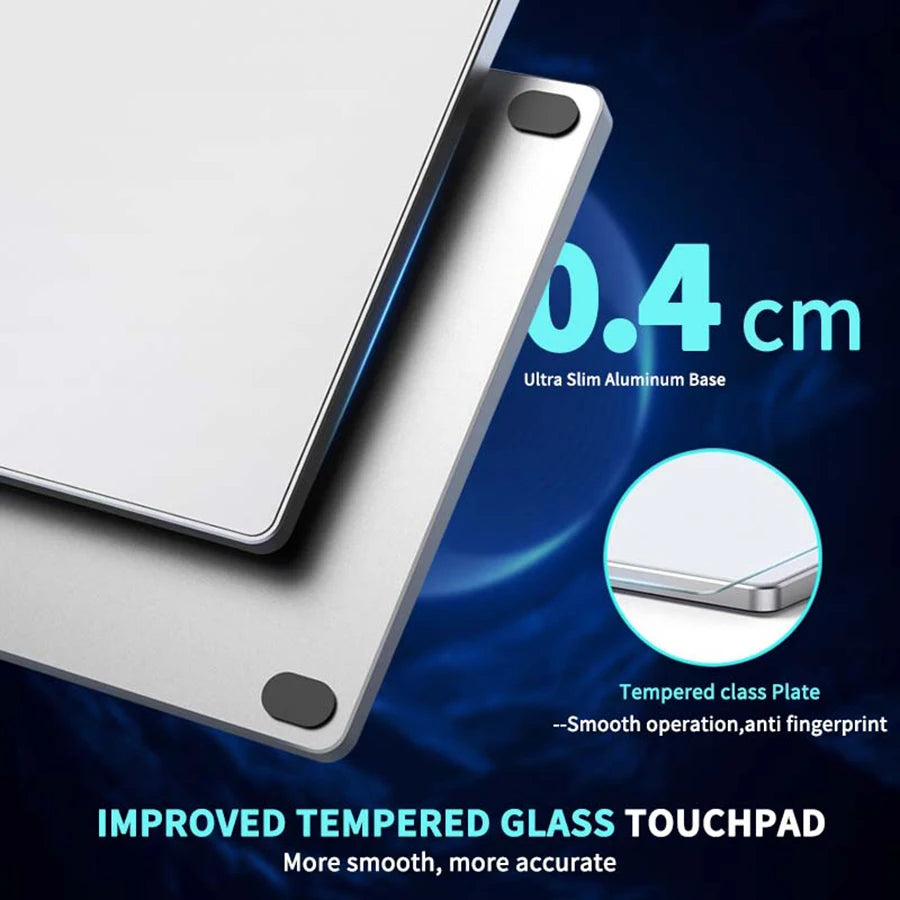 JOMAA Wired Touchpad Trackpad Wired MagicTouchpad for Computer Laptop Windows Ergonomic Glass Surface Trackpad Mouse