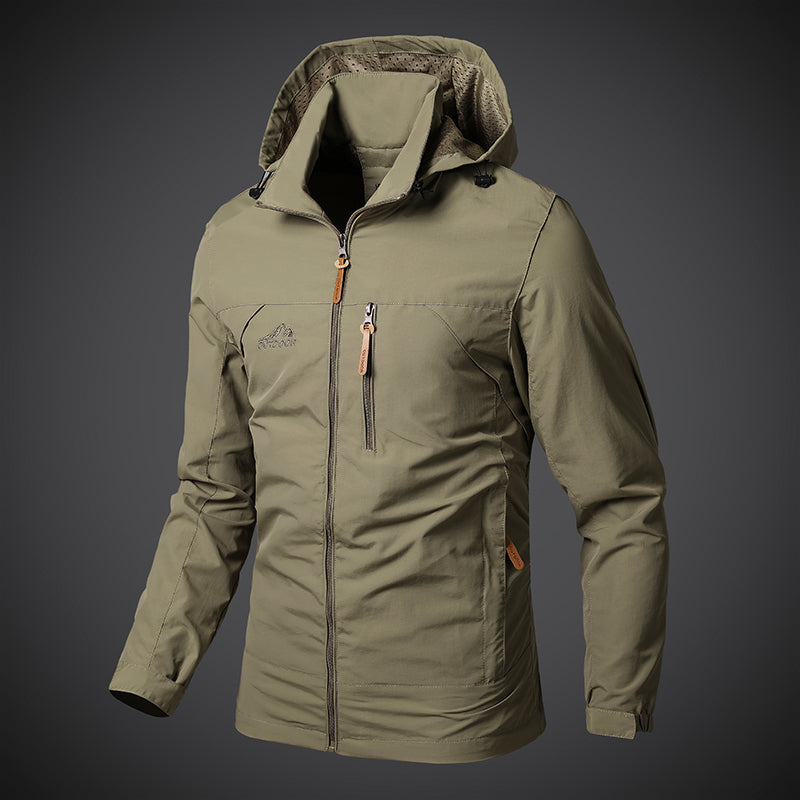 Mens Windbreaker Jackets Waterproof Military Hooded Coat Male New Combat Jackets Men Autumn Outdoor Hiking Biking Bomber Outwear