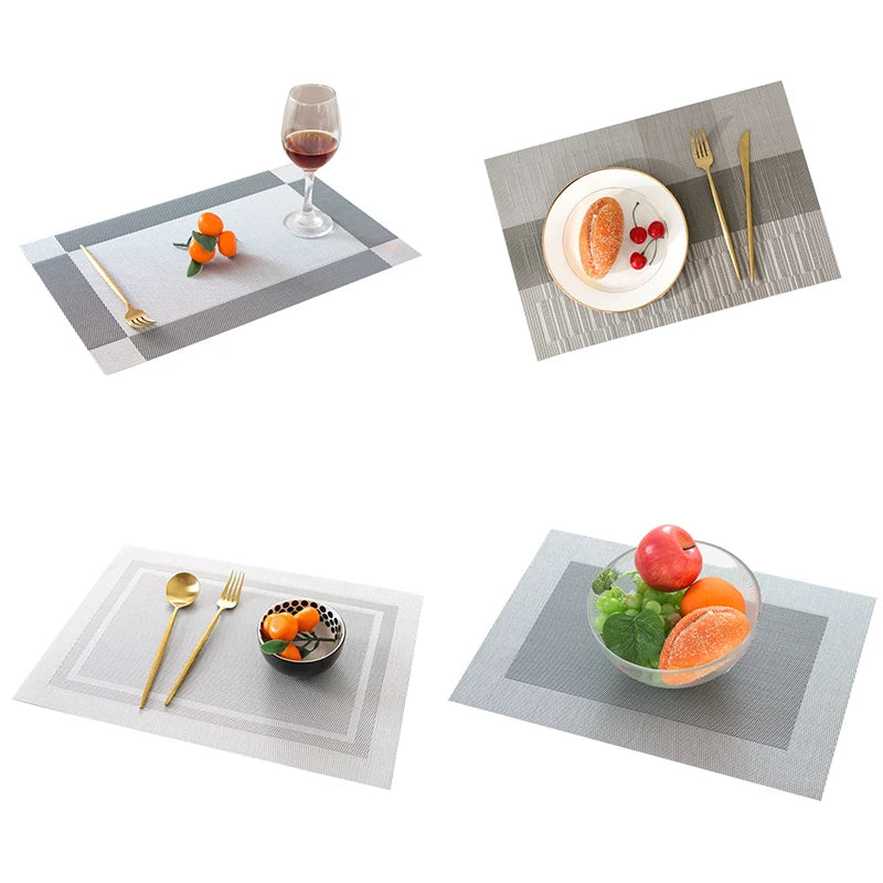 Table Mat Set – Non-Slip Washable Placemats