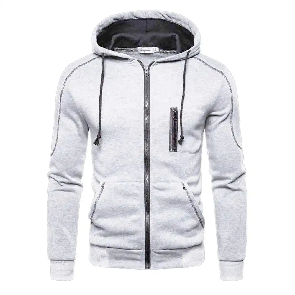 Men's Hoodie Black White Army Green Red Hooded Color Block Fleece Cool Casual Winter Clothing Apparel Hoodies Sweatshirts