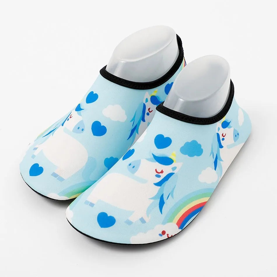 Children Beach Shoes Baby Soft Floor Indoor Slipper Snorkeling Swim Socks Boys And Girls Anti-Slip Home Barefoot Kids Slippers