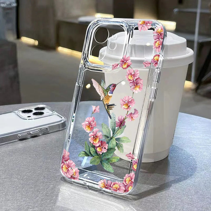 Flower Clear Case For Samsung A55 A54 5G A15 A53 A52 A33 A34 A35 A25 A32 A14 A71 A72 S23 Plus S22 S21 S20 FE Soft Silicone Cover