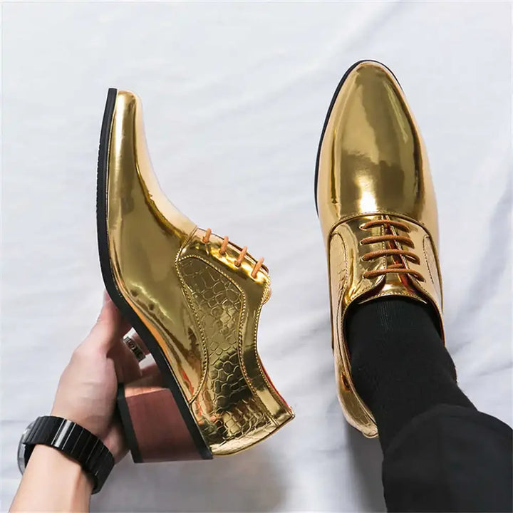 Snakeskin Large Dimensions Dress Shoes For Elegant Men Teenage Sneakers Formal Mens Shoes Sport Style Foreign Fashion-man