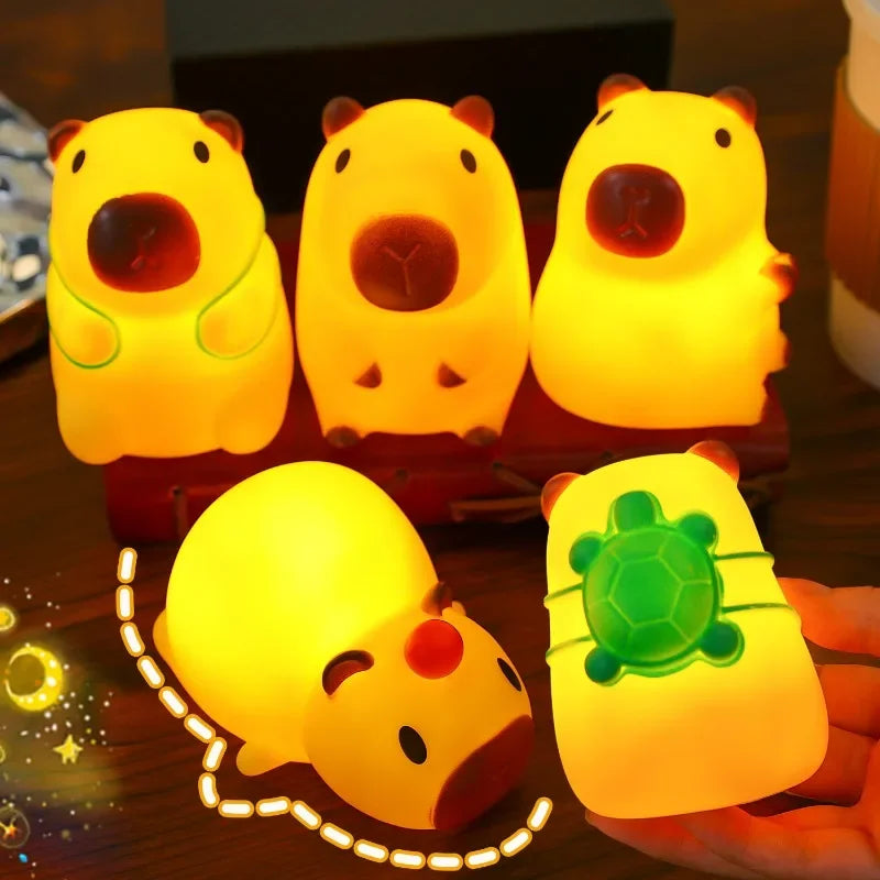 Capybara Night Light – Fun Animal Lamp for Kids